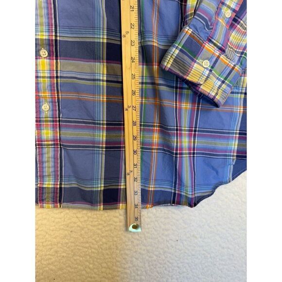 Polo Ralph Lauren Shirt Mens Big Blue Pink Plaid Button Down Logo Preppy Size5XB - Picture 5 of 6